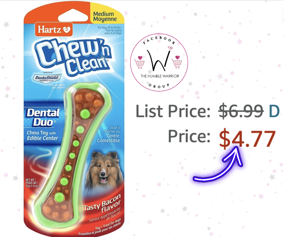 Hartz Chew’N Clean Chew Toy!
